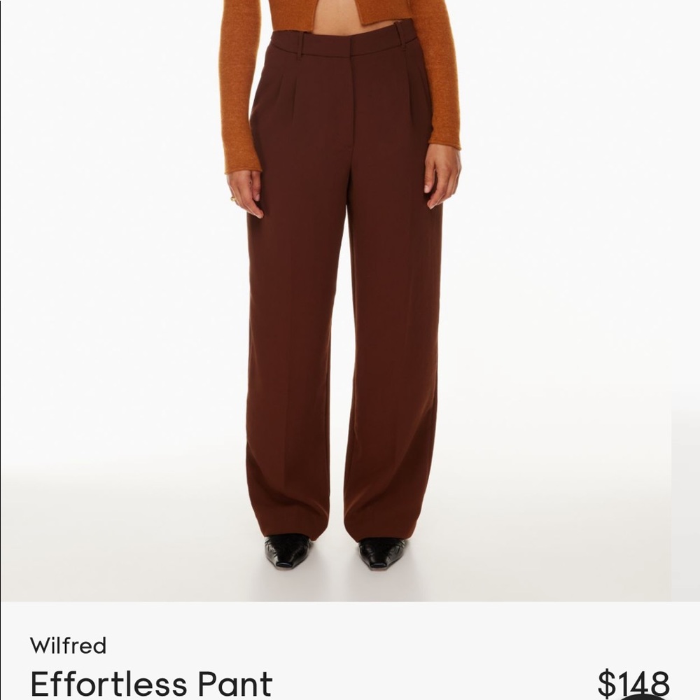 Aritzia Wilfred Effortless Pant